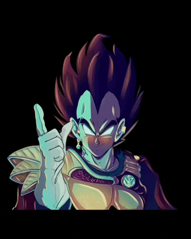 Vegeta Ultra Ego Firing Heart Energy GIF