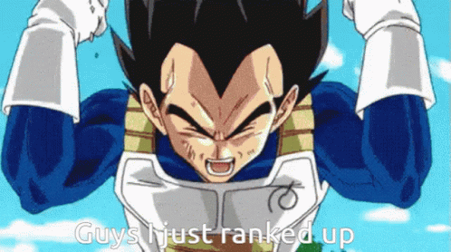 Vegeta Ultra Ego Guys I Just Ranked Up GIF