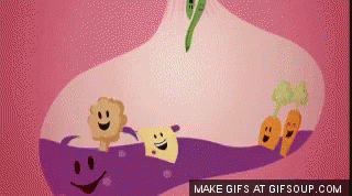 Vegetables With Smiley Faces