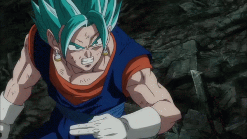 Vegito Dragon Ball Super Punch GIF