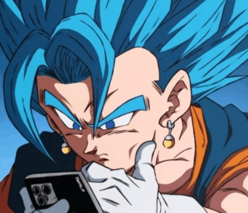 Vegito Thinking Meme GIF