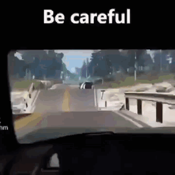 Vehicle Drowns Be Careful GIF
