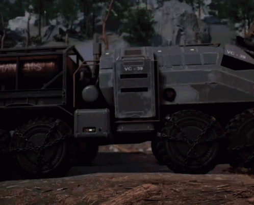 Vehicle With Chains And VC GIF