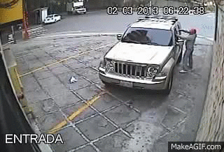 Venezuela Car Hijacking GIF