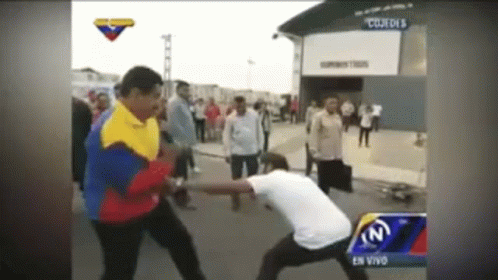 Venezuela Fighting Men GIF