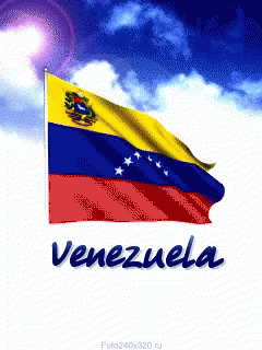 Venezuela Flag During Cloudy GIF