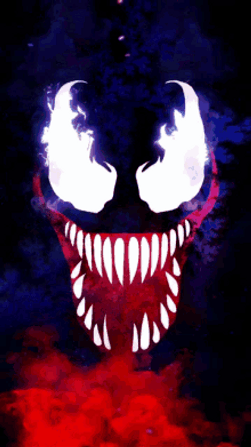 Venom Face Animation GIF