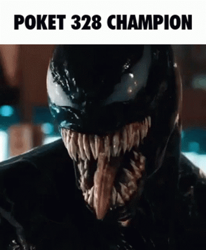 Venom Face With Poket 328 Champion GIF