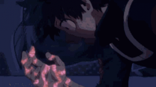 Venom Hands Midoriya GIF