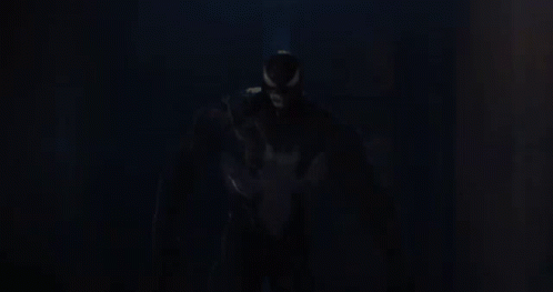 Venom Looking at Camera in Dark