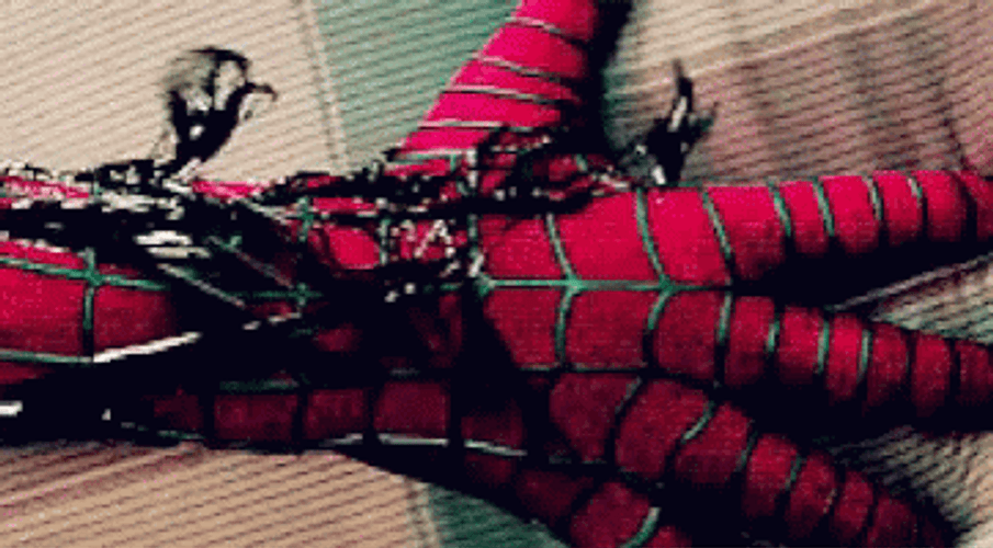 Venom Overtake Spiderman's Hand GIF