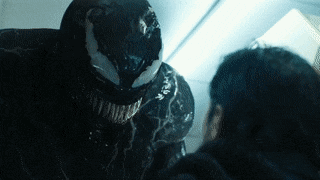 Venom Sinister And Menacing Stare GIF