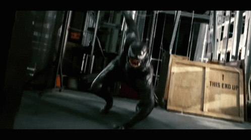 Venom Spider Jumpscare GIF