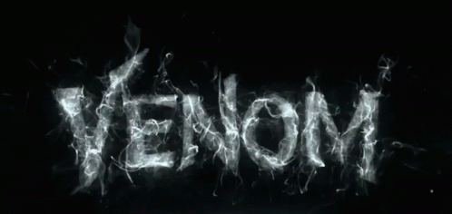 Venom Written In Smoke GIF
