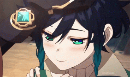 Venti Charming Pat Gesture GIF