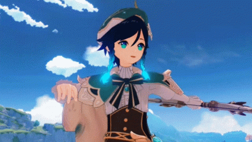 Venti Combat Animation GIF