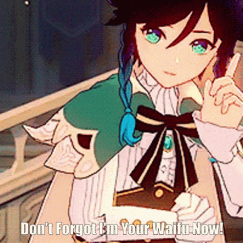 Venti Dont Forgot Im Your Waifu GIF