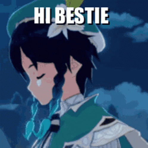 Venti Hi Bestie GIF