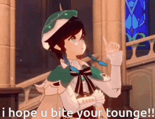 Venti I Hope You Bite Your Tongue GIF