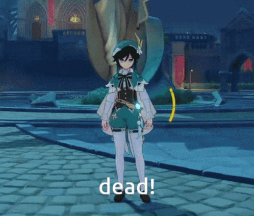 Venti Powerful Bow Attack GIF