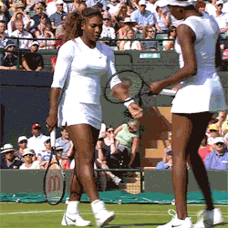 Venus And Serena Williams Walking GIF