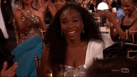 Venus Williams Covering Chest GIF