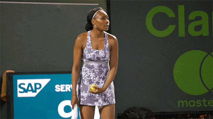 Venus Williams Shocked GIF