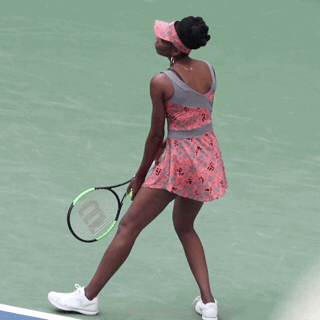 Venus Williams Tennis Serve GIF