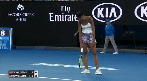 Venus Williams Tired GIF