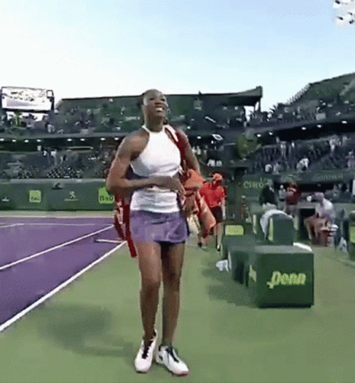 Venus Williams Victory Dance GIF