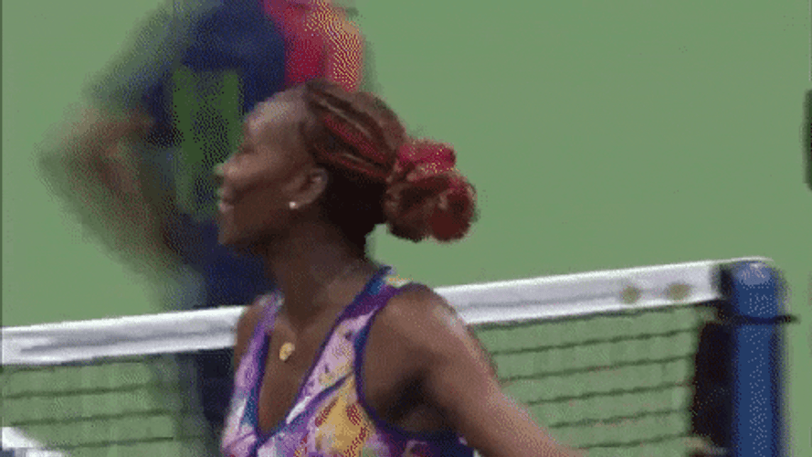 Venus Williams Waving Around GIF