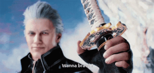 Vergil Wanna Brawl GIF