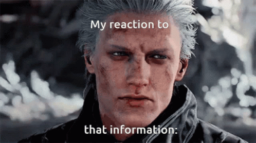 Vergil Blank Face GIF