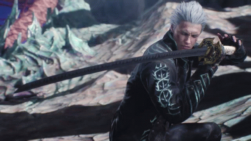 Vergil Frozen Sword GIF