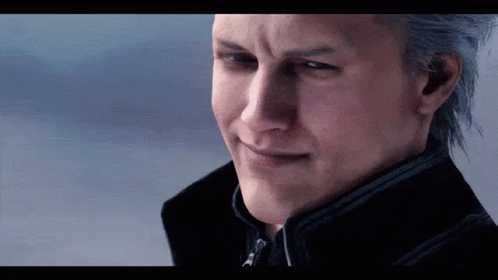 Vergil Nod Smile GIF