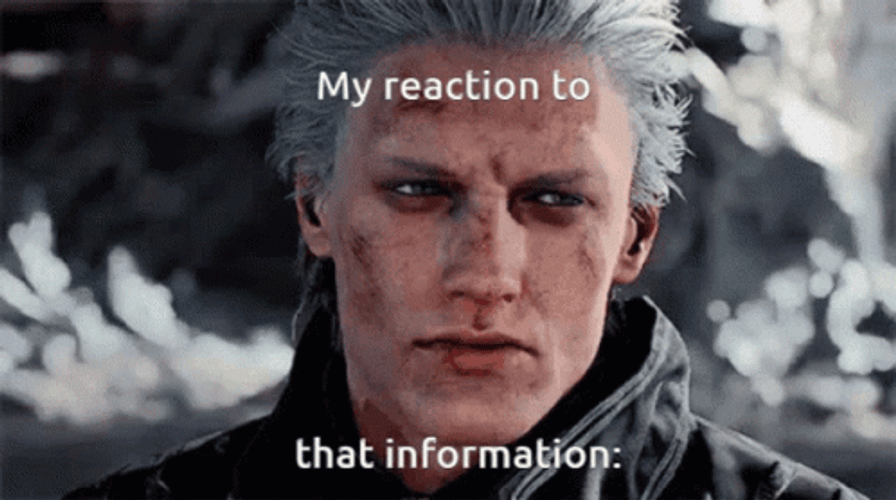Vergil Blank Face GIF