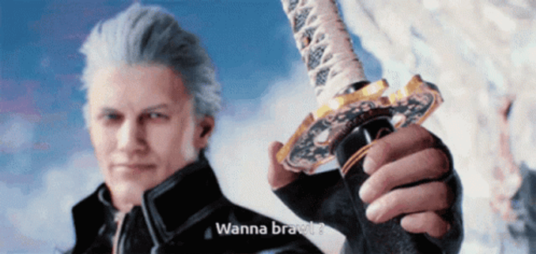 Vergil Wanna Brawl GIF
