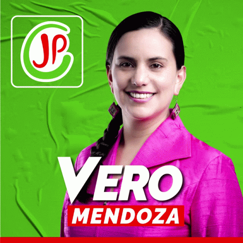 Vero Mendoza Poster Woman in Pink Suit