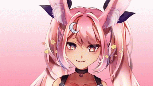 Very Cute Pink Girl GIF