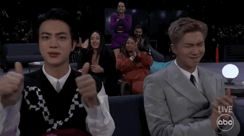 Very Good Bts Reaction GIF