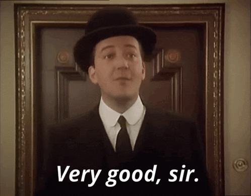Very Good Sir Stephen Fry GIF