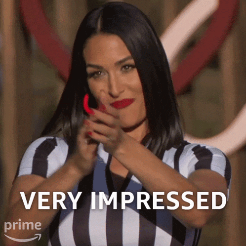 Very Impressed Nikki Bella Gif GIF