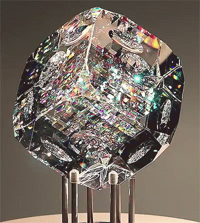 Very Large Glass On Stand GIF