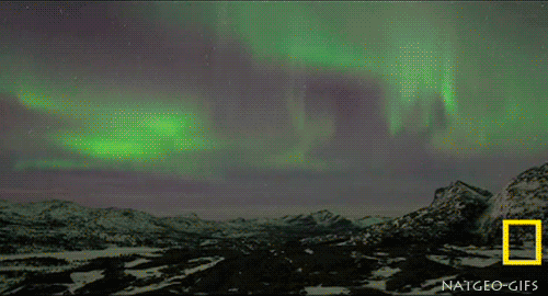 Very Nice Northern Lights Ever Recorded GIF