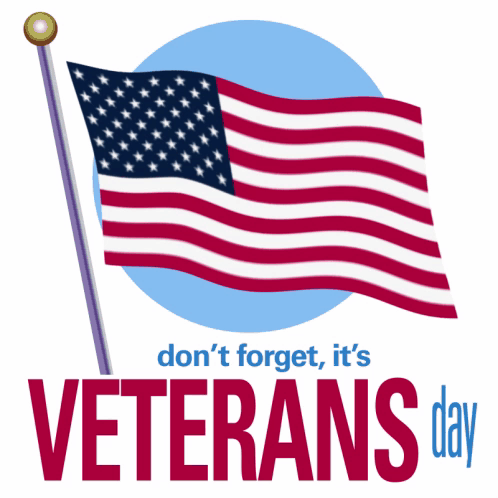 Veterans Day Poster Don't Forget It's Veterans Day