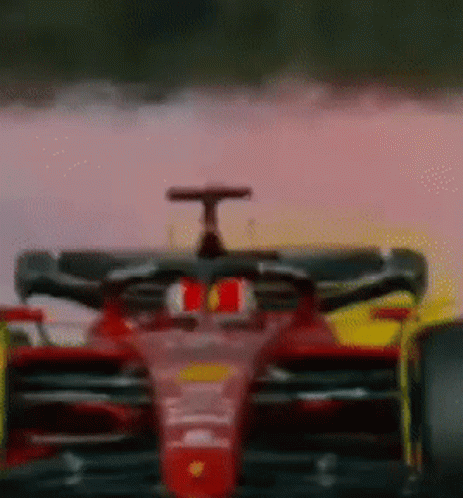 Vettel Leclerc Collision Race Car GIF