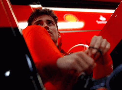 Vettel Leclerc Collision Charles Before The Race GIF