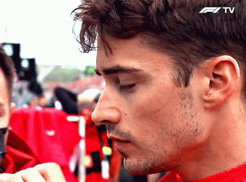 Vettel Leclerc Collision Charles In Break GIF