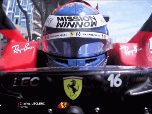 Vettel Leclerc Collision On The Race GIF
