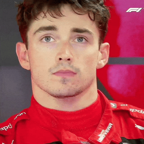 Vettel Leclerc Collision Charles Having Water GIF